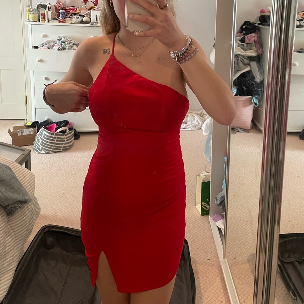 Princess polly red mini dress